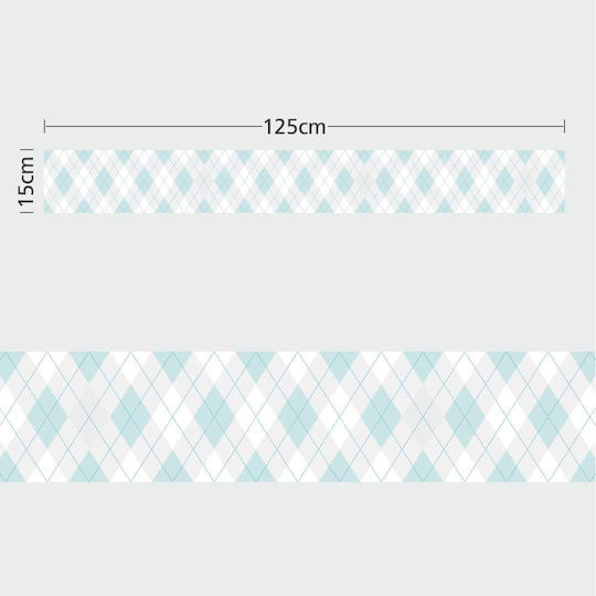 Wall Border Pattern 125x15cm