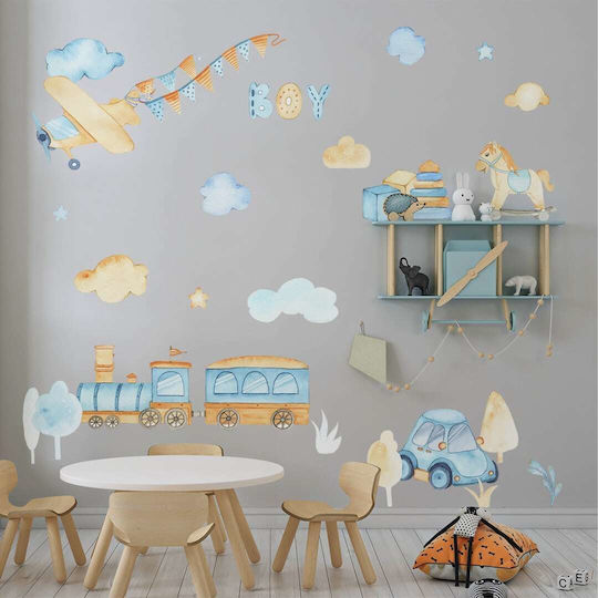 Themen Wandsticker Boy's World 145x83cm