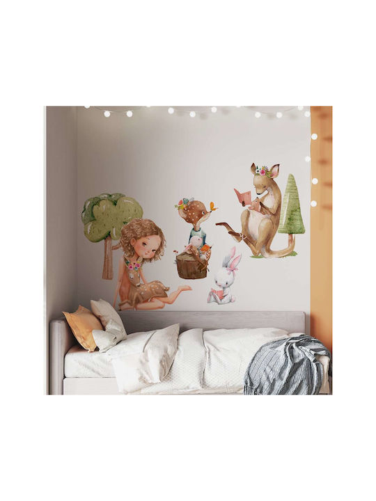 Caravelshop Kinder Wandsticker Wand 146x146cm