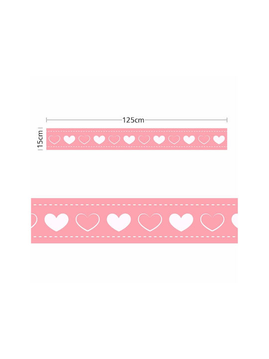 Caravelshop Детска стикерна за стена Стена Граница 125x15бр