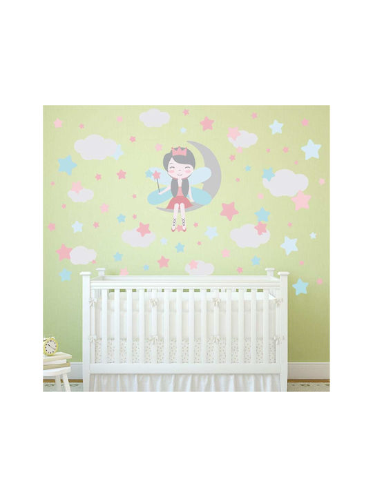 Caravelshop Kinder Wandsticker Wand 70x145cm