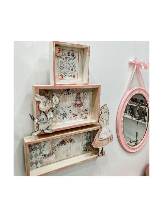 LiebeQueen Kids Framed Wall Painting Set 3pcs
