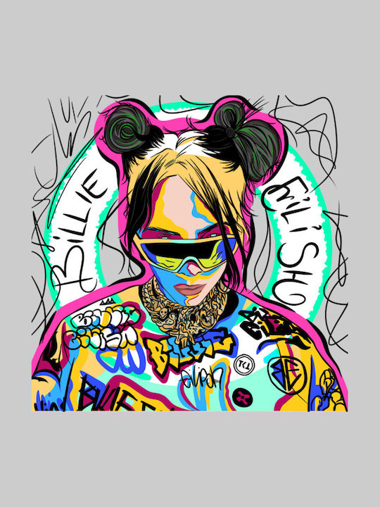 Μαξιλάρι Billie Eilish Street Art
