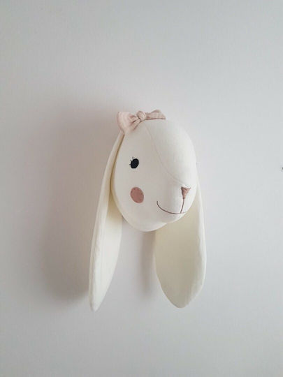 White Fidget Bunny Kids Wall Decor
