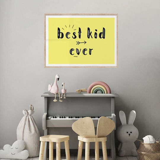 Αφίσες Poster Best Kid Ever Χαρτί 20x15cm