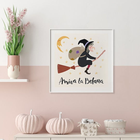 Αφίσες Poster Μάγισσα Πετάει Χαρτί 30x30cm