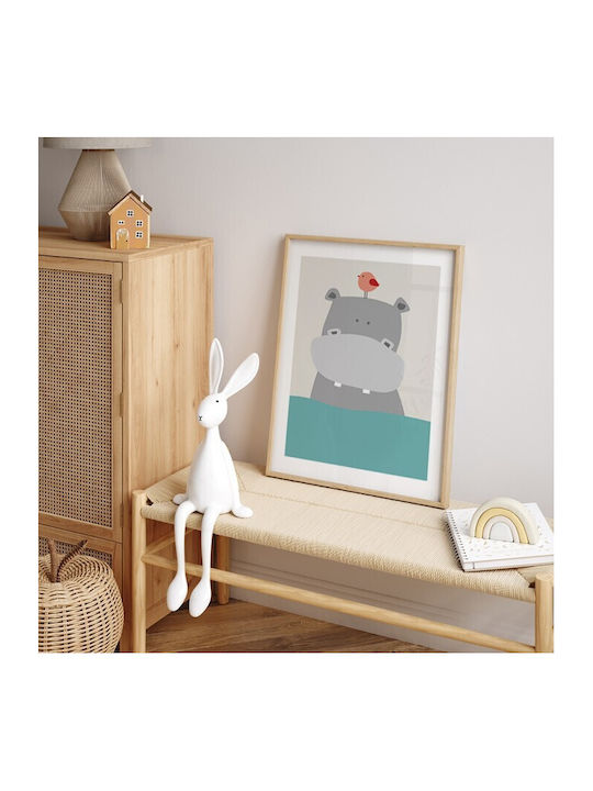 Αφίσες Poster Ιπποπόταμος Χαρτί 15x20cm