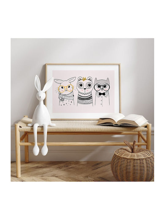 Αφίσες Poster Little Animals Χαρτί 20x15cm