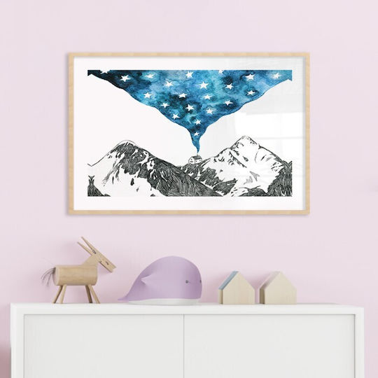 Αφίσες Poster Μαγικό Σπίτι Στο Βουνό Χαρτί 20x15cm
