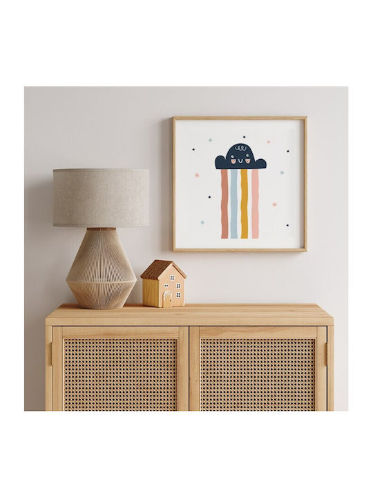 Αφίσες Poster Μπλε Σύννεφο Χαρτί 60x60cm