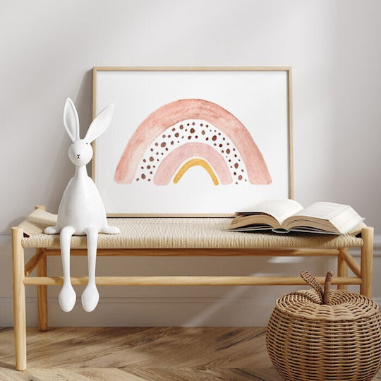 Posters Poster Pink Rainbow Paper 20x15cm