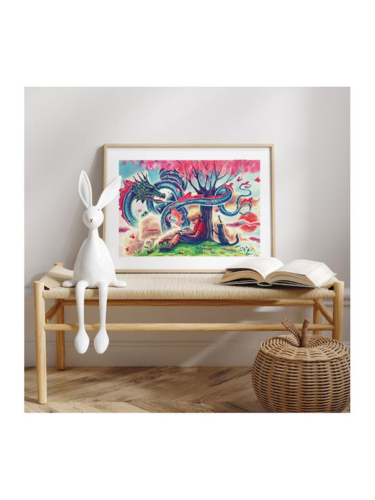 Poster Posters Boy Blue Dragon Paper 20x15cm