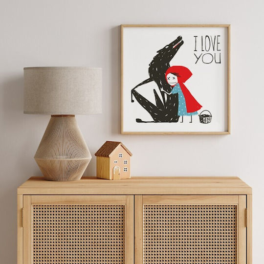 Red Riding Hood Poster Paper 50x50cm