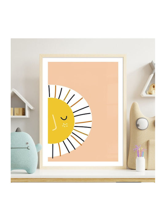Αφίσες Poster Ζωγραφιά Ήλιο Χαρτί 15x20cm