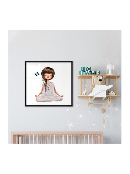 Αφίσες Poster Κορίτσι Διαλογίζεται Χαρτί 70x70cm