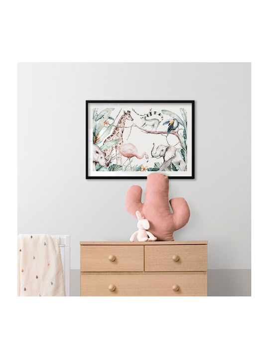 Zoo Animals Poster Jungle Paper 20x15cm