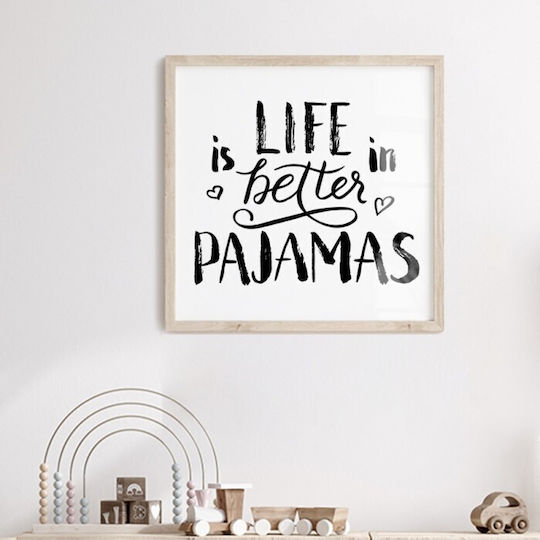 Kids Posters Poster Children's English Phrase 3 Paper 40x40cm