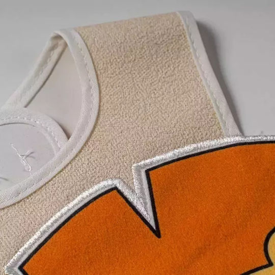 Baby Bib for Boys Lion White
