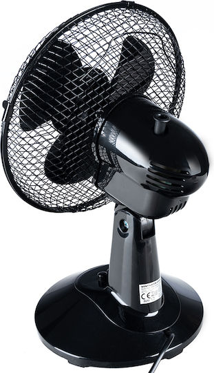Carruzzo Tabletop Fan 20W Fan Diameter 27cm Black