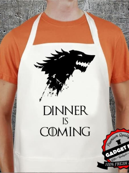 Ποδιά Μαγειρικής Dinner Is Coming