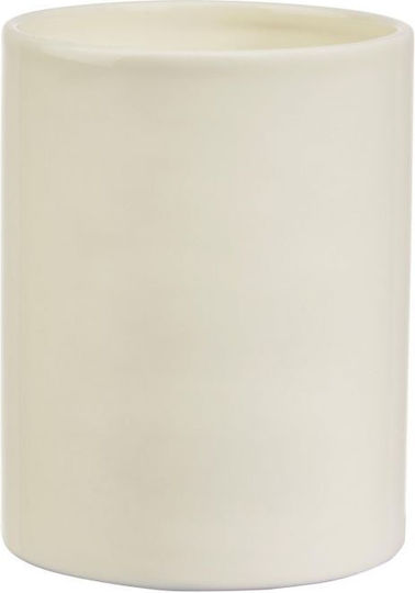 Mrs Winterbottom's Cream Ceramic Kitchen Utensil Holder Height 13.5 Cm Diameter 10 Cm