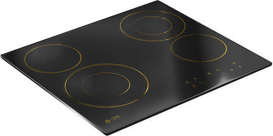 Thermogatz TGC 4604 GL Plită Ceramică Autonom cu Funcție de Blocare 58x51εκ.