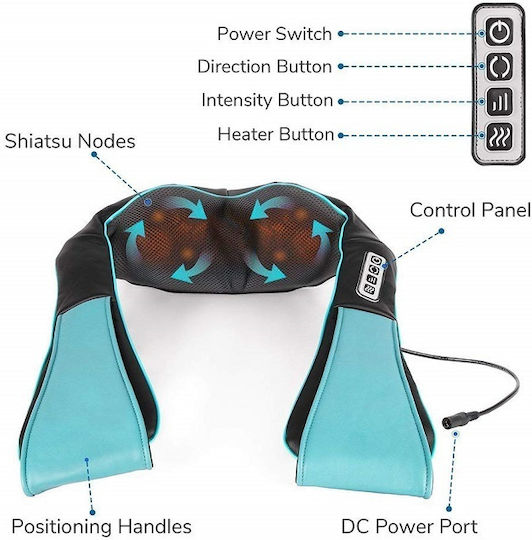 Roller Massage Shiatsu for the Waist, the Back, the Legs & the Body with Infrared Heat