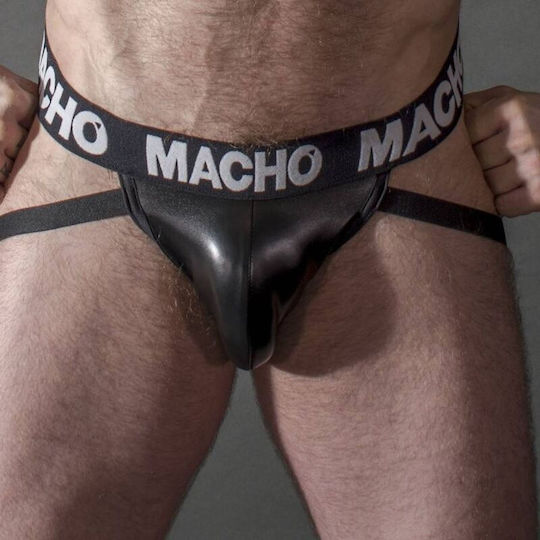 Macho Underwear Ανδρικό Εσώρουχο Jockstrap Μαύρο