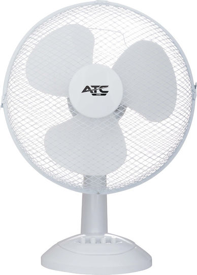 ATC HF3 Tischventilator 40W Lüfterdurchmesser 30cm Weiß