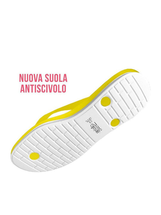 Yellow Frauen Flip Flops in Gelb Farbe