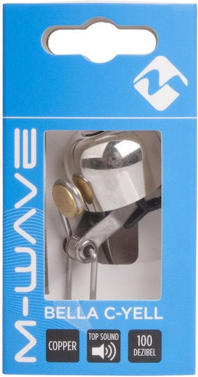 M-Wave Bella Fahrradklingel Silber