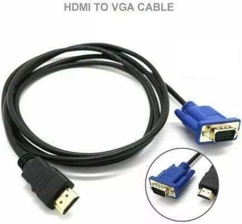 Cable HDMI male - VGA male 1.8m Μαύρο