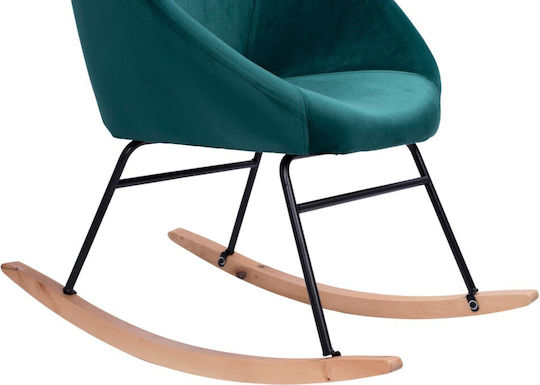 Paulina Schaukelstuhl Samt Cypress 76x86x76cm
