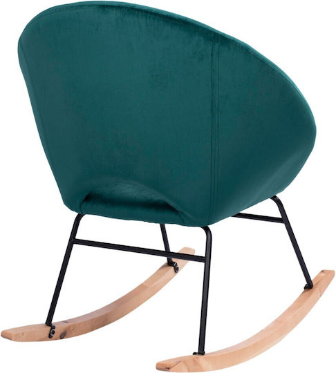 Paulina Schaukelstuhl Samt Cypress 76x86x76cm