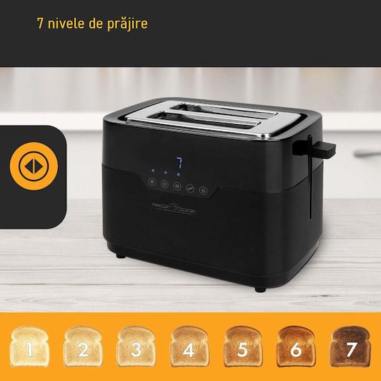 Profi Cook PC-TA 1244 Тостер Двуместна 920W Черен