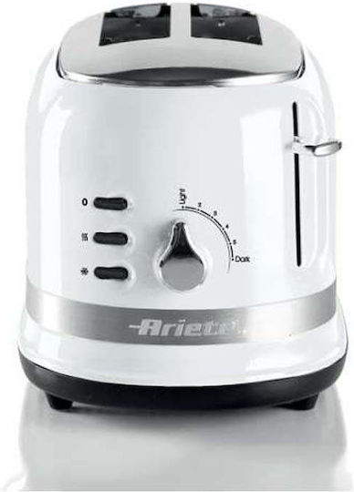 Ariete Prăjitor de pâine 2 sloturi 815W Alb