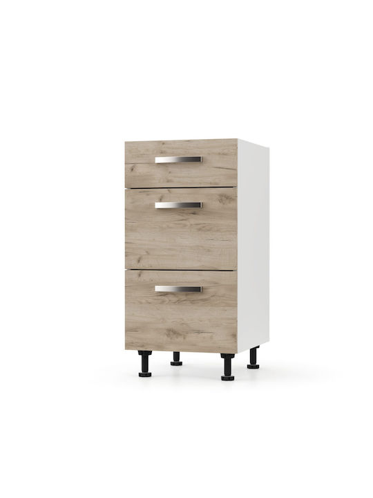 Charlotte Kitchen Floor Drawer Unit Oaks 46.5x40x82pcs