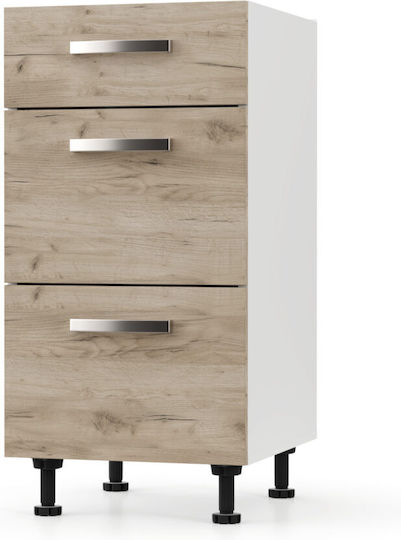 Charlotte Kitchen Floor Drawer Unit Oaks 46.5x40x82pcs