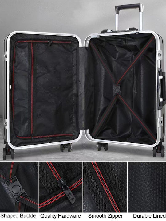 Kourk Koffer Kabine Hart Rot mit 4 Räder Höhe 54cm