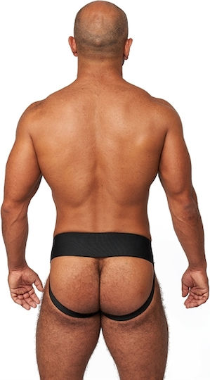 Mister B Ανδρικό Εσώρουχο Jockstrap Μαύρο