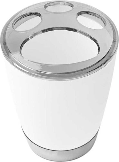 Toothbrush Support Base Plastic White