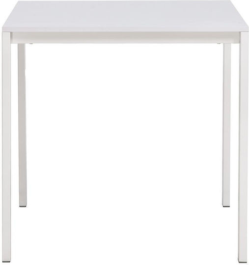 Platz Tisch Speisesaal Holz White 75x75x75cm