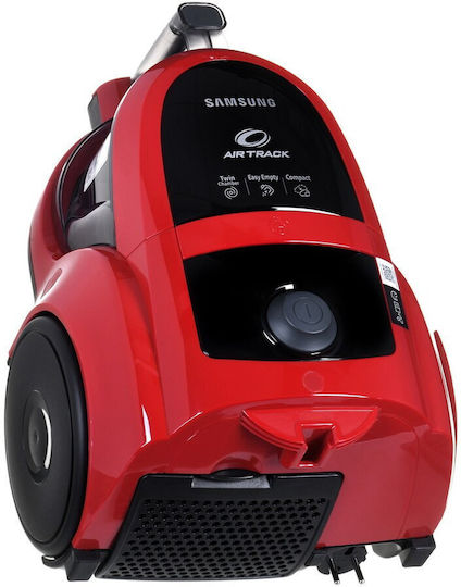 Samsung VCC45W0S3R Ηλεκτρική Σκούπα 700W με Κάδο 1.3lt Κόκκινη