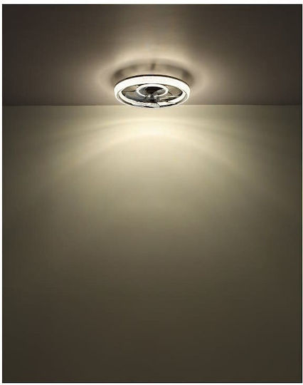 Globo Lighting Cirilla Πλαφονιέρα 48cm με Φως Μαύρη