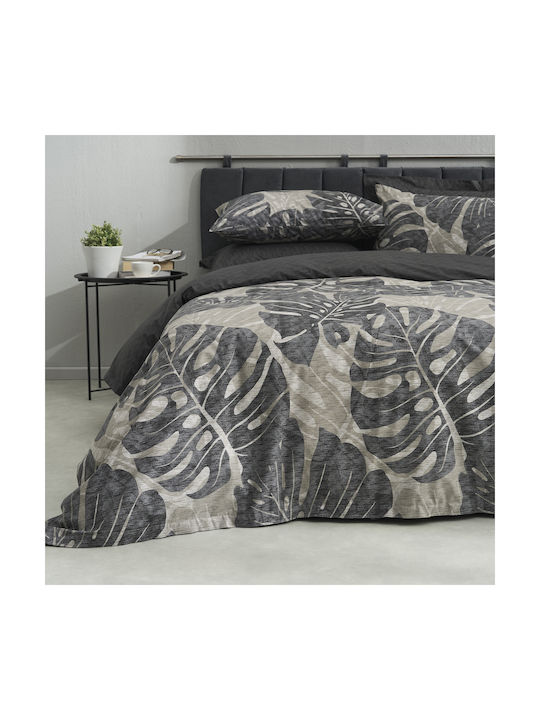 Charalambidis Textiles Kissenbezug-Set Grey 52x72cm.