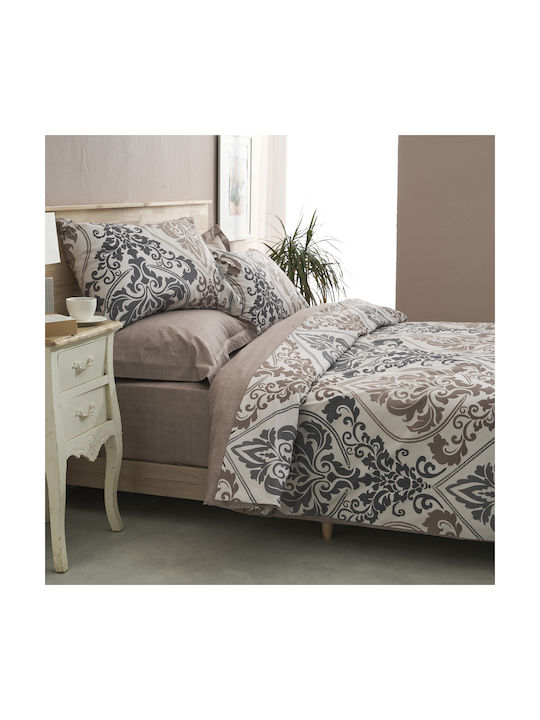 Charalambidis Textiles Σετ Μαξιλαροθήκες Μπεζ 52x72εκ.