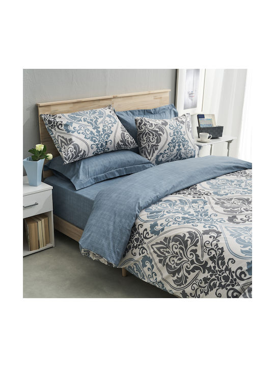 Charalambidis Textiles Pillowcase Set Blue 52x72cm.