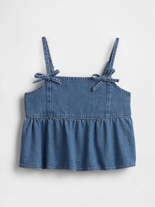 Bluză pentru copii Fără mâneci Medium Wash