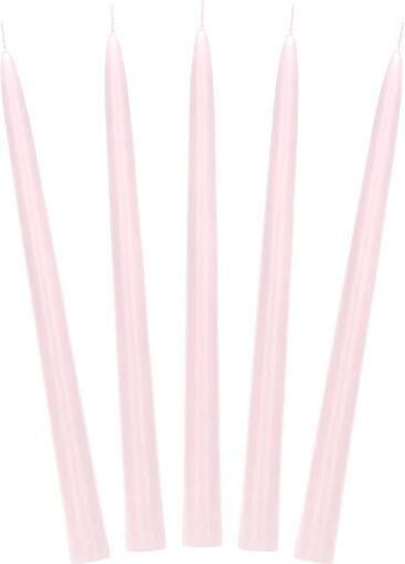 PartyDeco Decorative Candle Taper Pink 10pcs