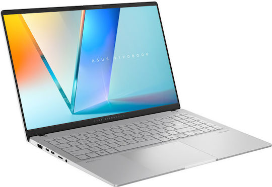 Asus VivoBook S15 S5507QA-MA112W 15.6" OLED 120Hz (Snapdragon-X Elite X1E-78-100/32GB/1TB SSD/W11 Startseite) Cool Silver (US Tastatur)